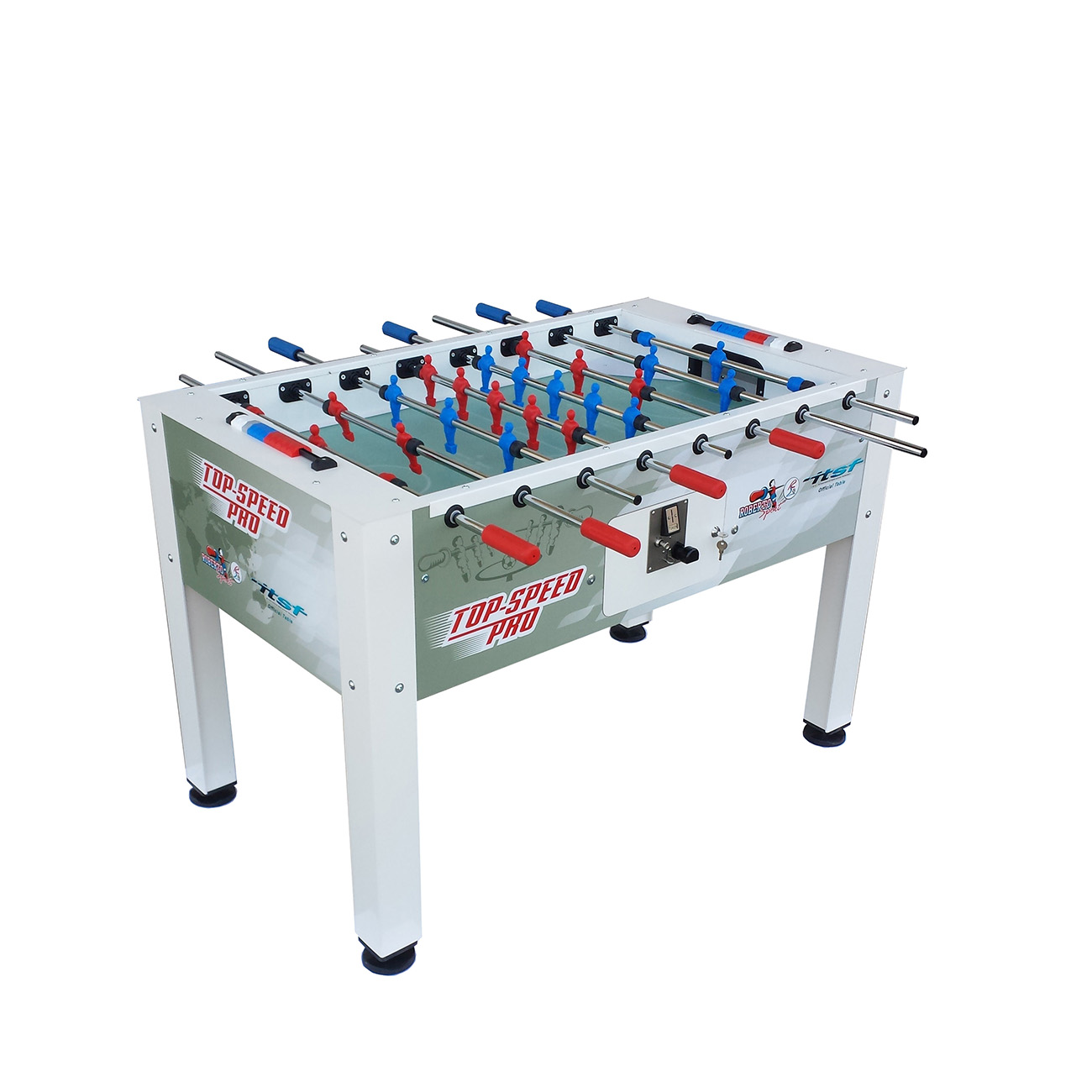 Manopole Calcio Balilla Roberto Sport - Omologate FICB | Rosso/Blu | Professionale